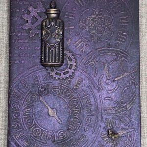 Carnet de notes flacon violet