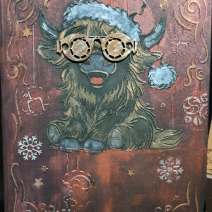 Grand carnet Highland de Noël